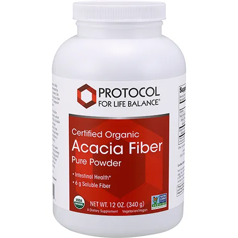 Acacia Fiber Powder Organic 12 oz by Protocol For Life Balance