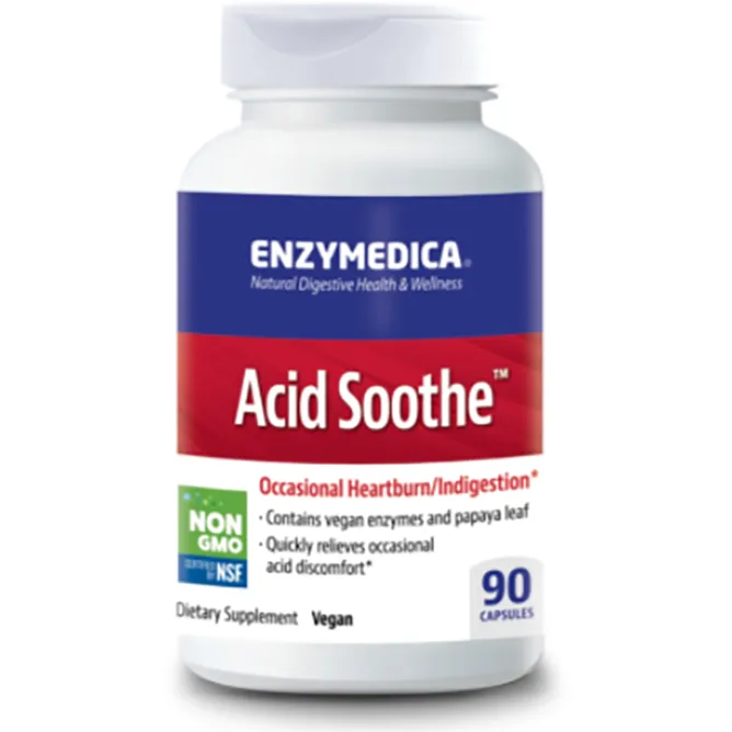 Acid Soothe 30 Caps by Enzymedica