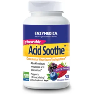 Acid Soothe Chewable Berry 30 tabs by Enzymedica
