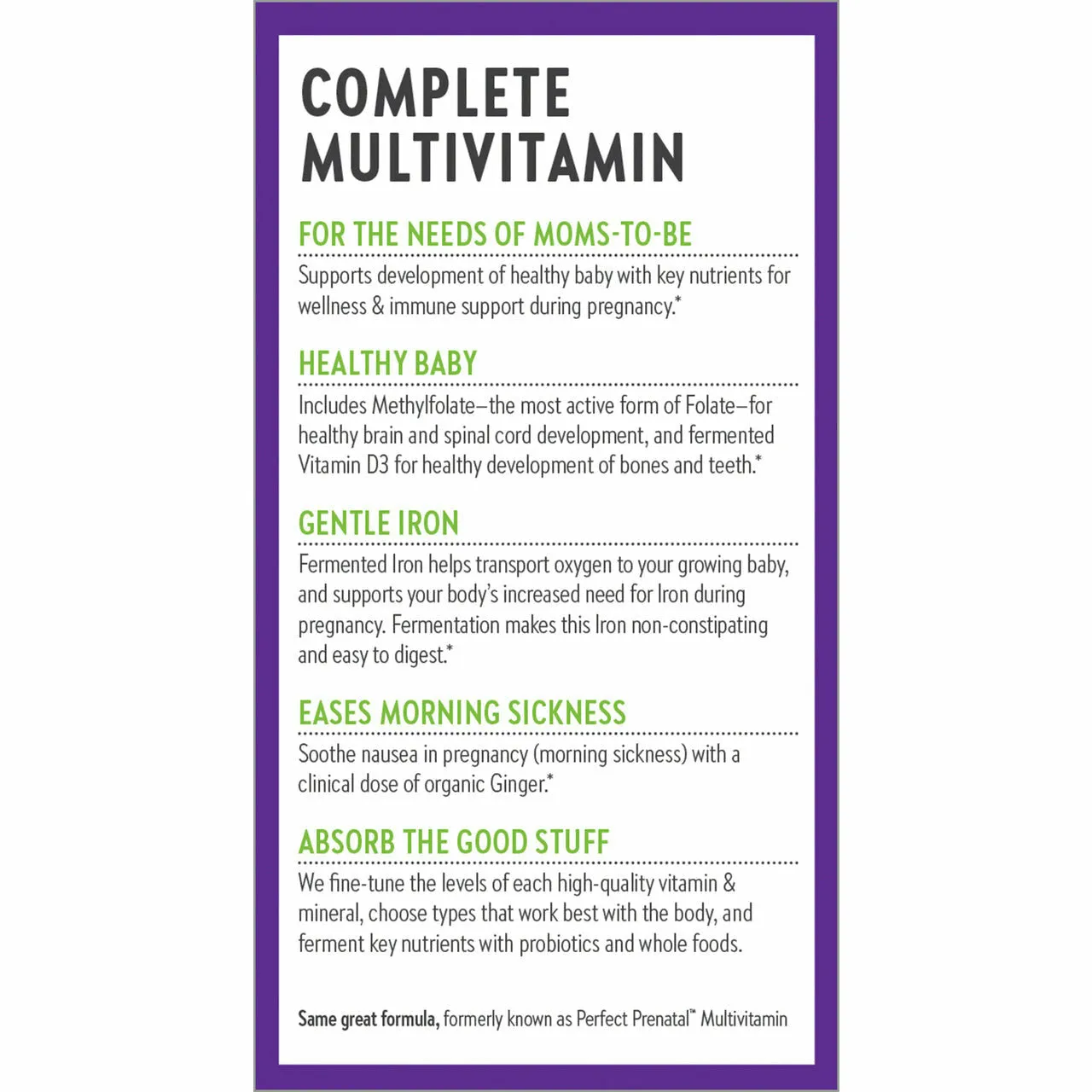 Advanced Perfect Prenatal MultiVitamin by New Chapter