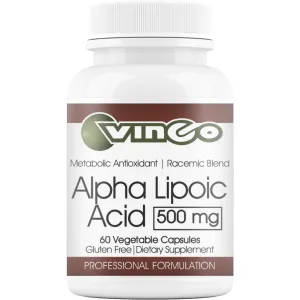 Alpha Lipoic Acid 500mg 60 caps by Vinco