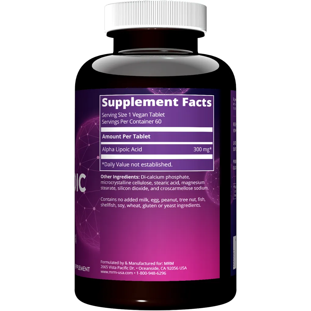 Alpha Lipoic Acid 60 tabs by Metabolic Response Modifier