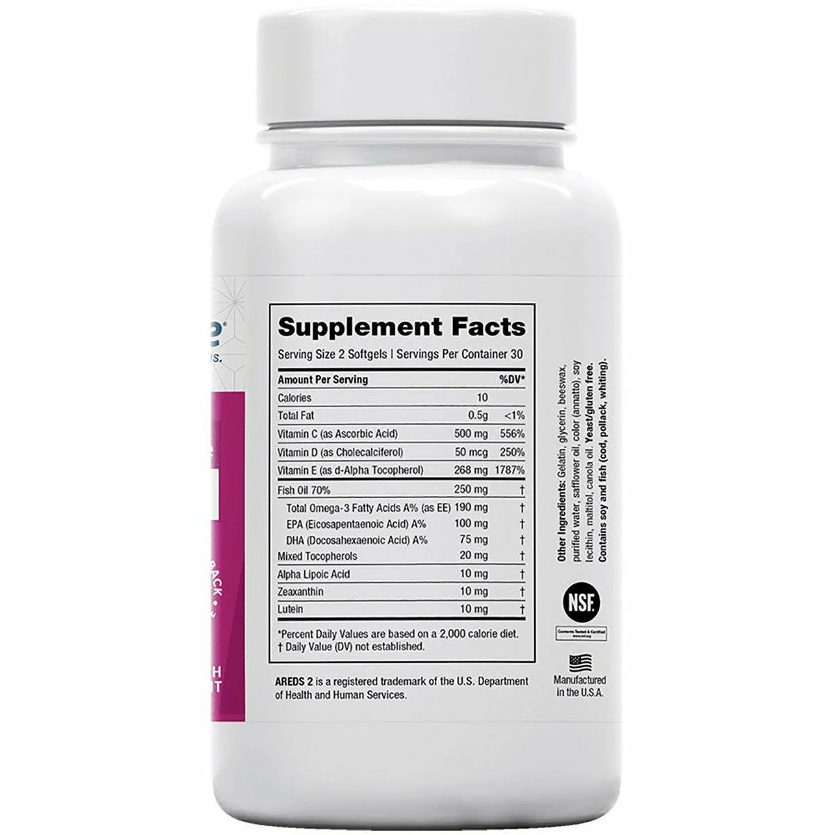 AREDS 2 Plus 60 softgels by EyePromise