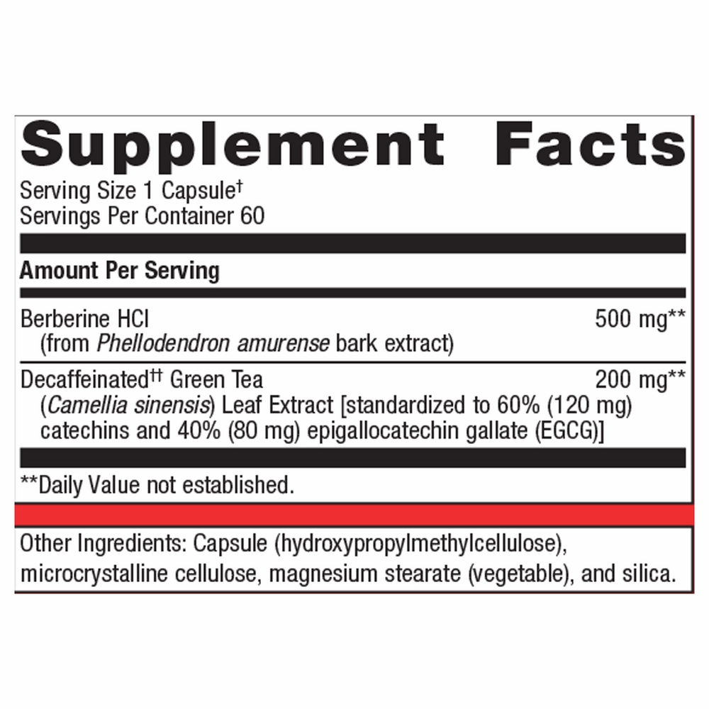 Berberine GT 60 capsules by Metagenics