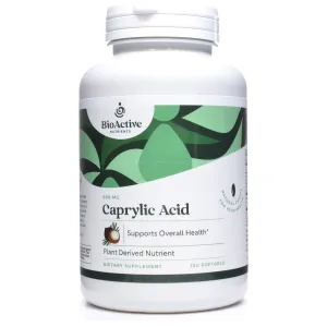 Caprylic Acid 600 mg 100 softgels by BioActive Nutrients