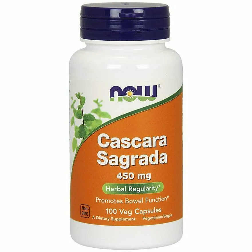 Cascara Sagrada 450 mg 100 caps by NOW