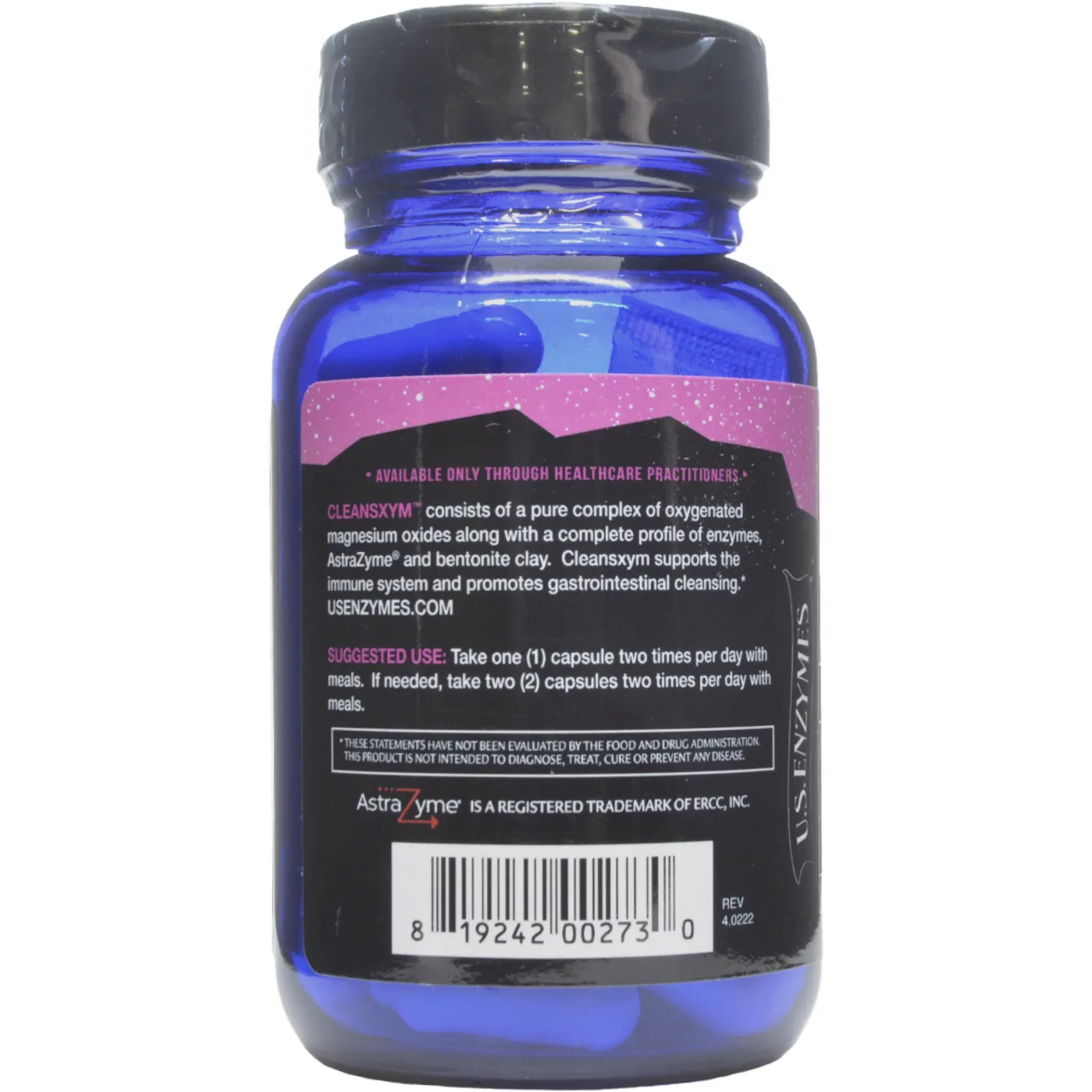Cleansxym 62 vegcaps By US Enzymes