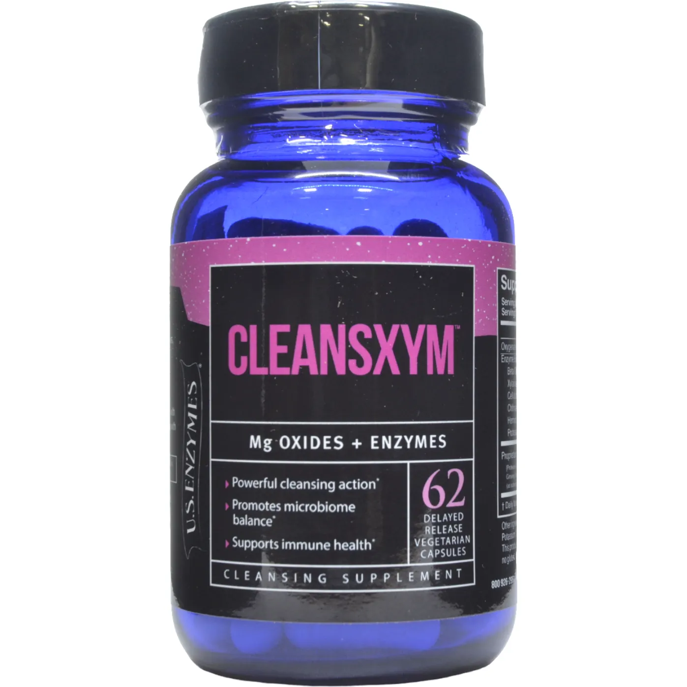 Cleansxym 62 vegcaps By US Enzymes