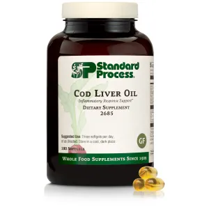 Cod Liver Oil. 180 Softgels