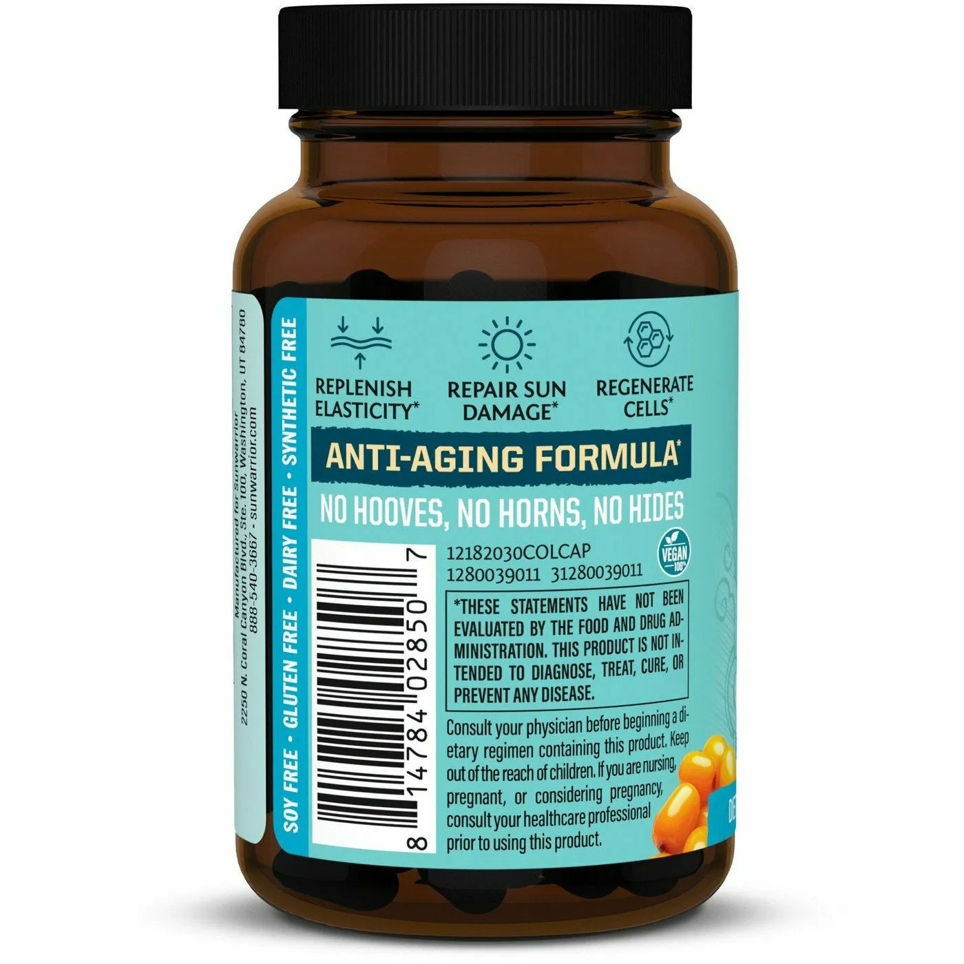 Collagen Restore and Protect 30 vegcaps By Sunwarrior