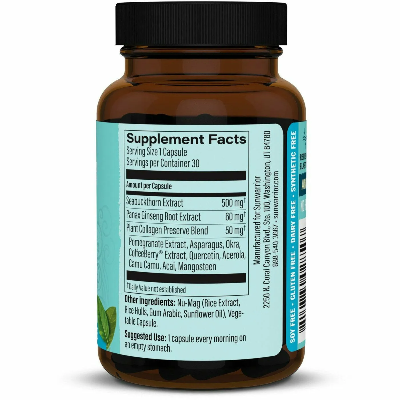 Collagen Restore and Protect 30 vegcaps By Sunwarrior
