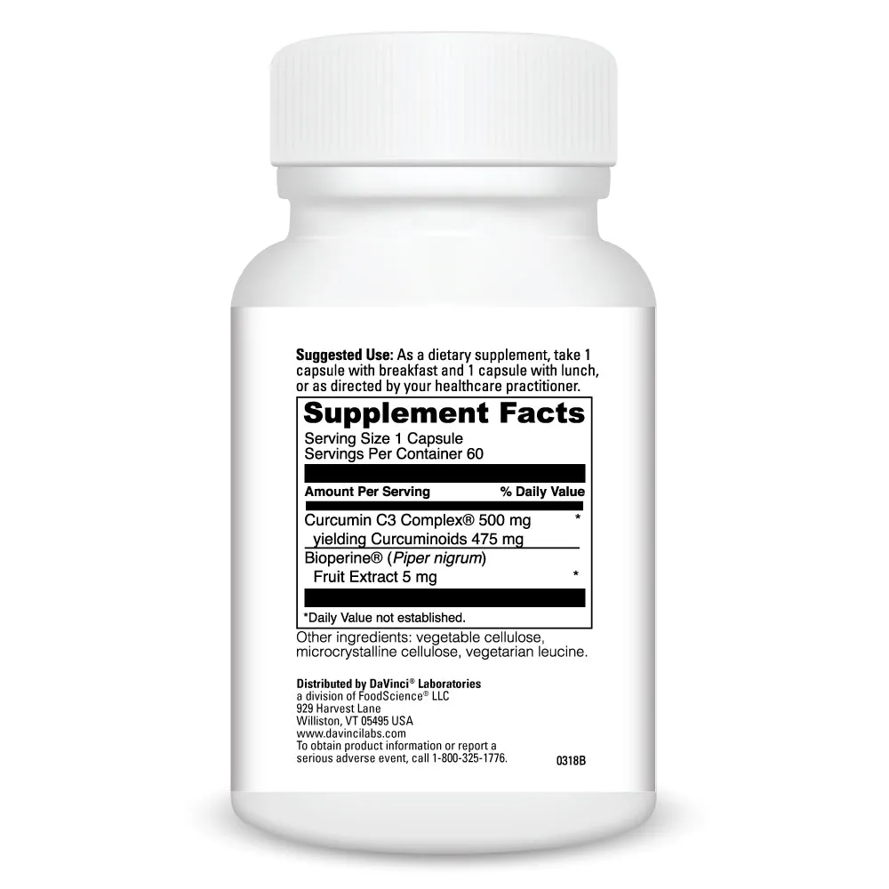 Curcumin C3 Complex 60 caps by Davinci Labs