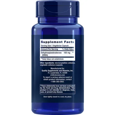 DHEA 100 mg 60 vcaps by Life Extension