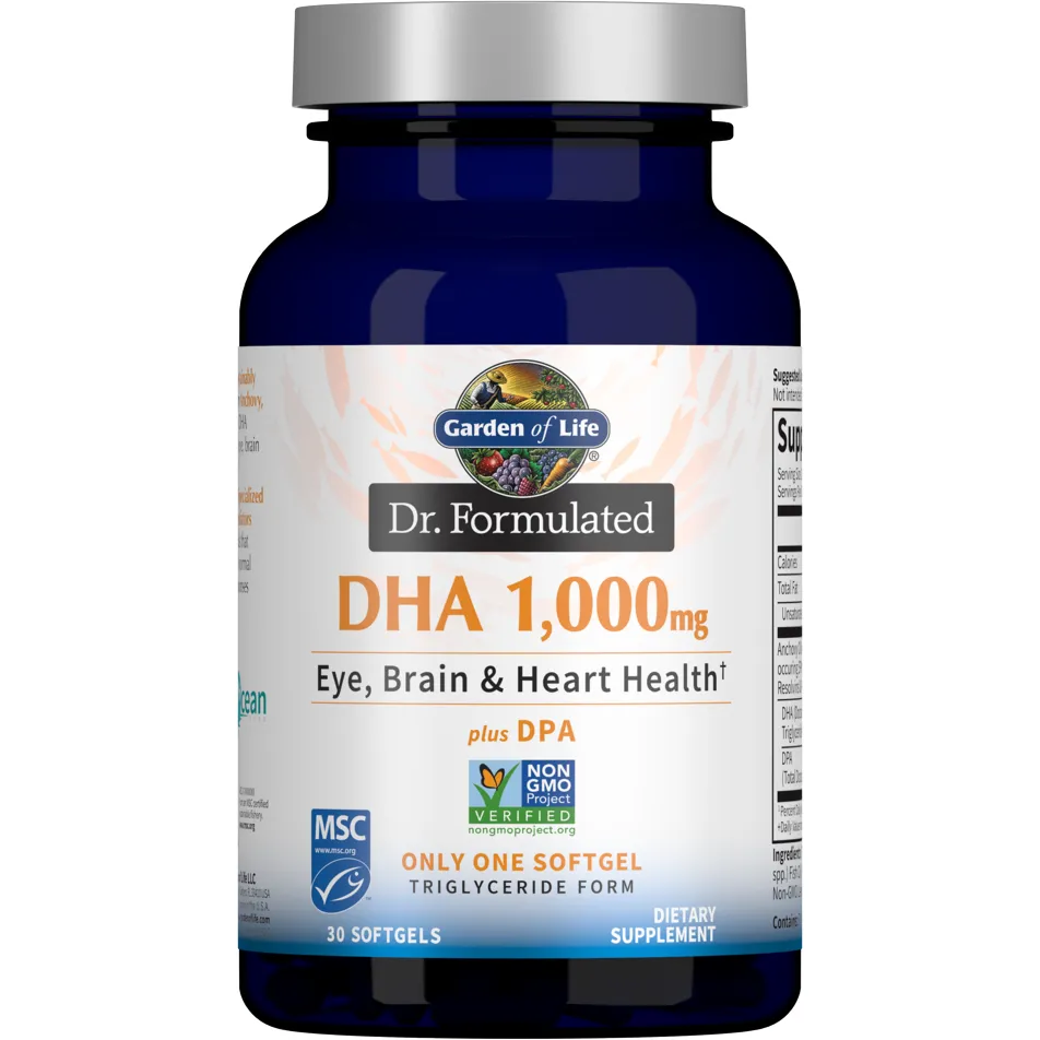 Dr. Formulated DHA 1000 mg 30 softgels by Garden Of Life