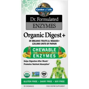 Dr. Formulated Organic Digest 90 chews by Garden Of Life
