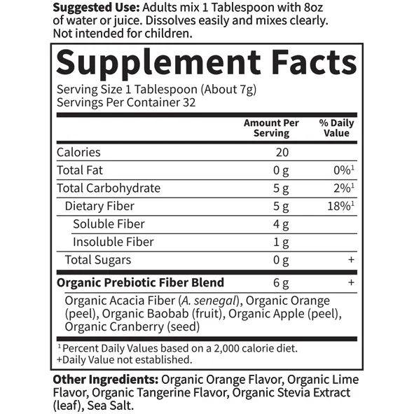 Dr. Formulated Organic Fiber Citr 7.9 oz by Garden Of Life