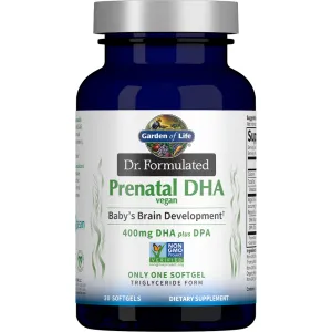 Dr. Formulated Prenatal DHA (vegan) 30 softgels by Garden Of Life