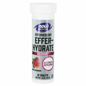 Effer-Hydrate Orange Strawberry 10 tabs By NOW