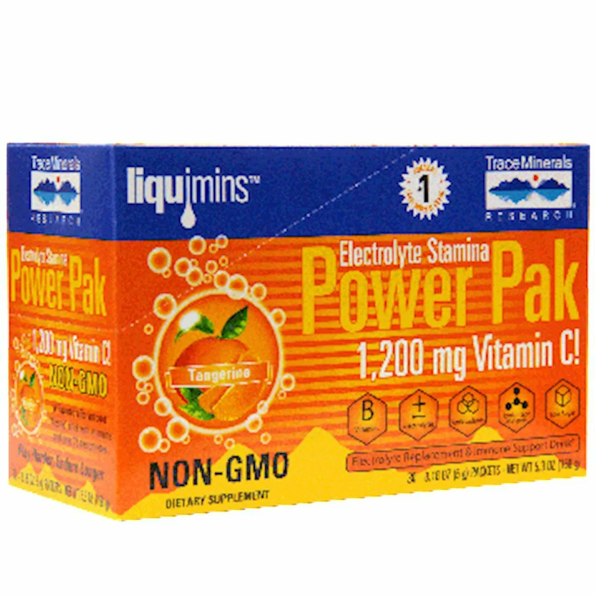 Electrolyte Stamina Power Pak 30 packets by Trace Minerals Research