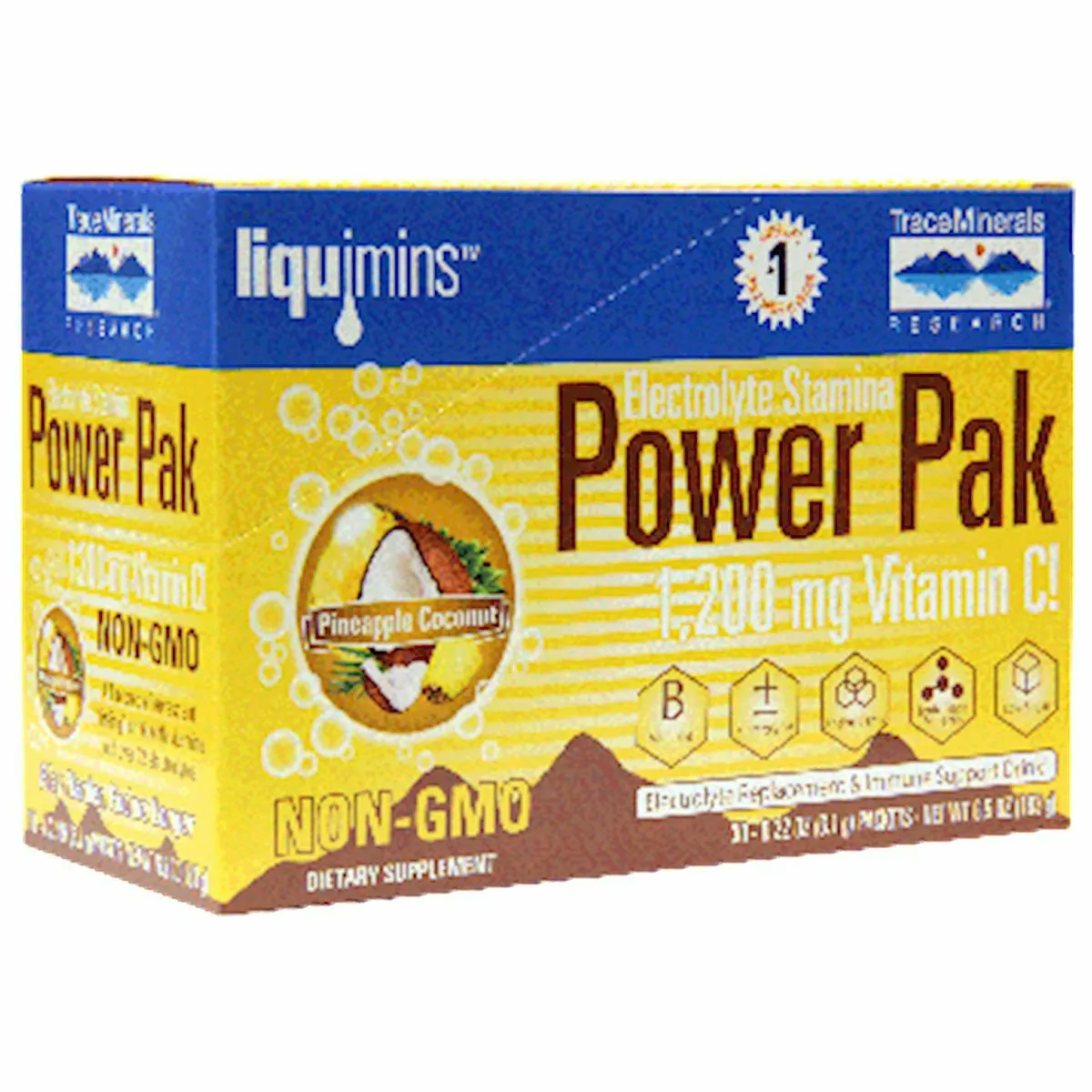 Electrolyte Stamina Power Pak 30 packets by Trace Minerals Research
