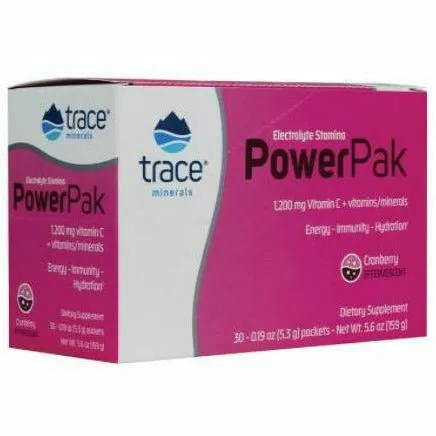 Electrolyte Stamina Power Pak 30 packets by Trace Minerals Research