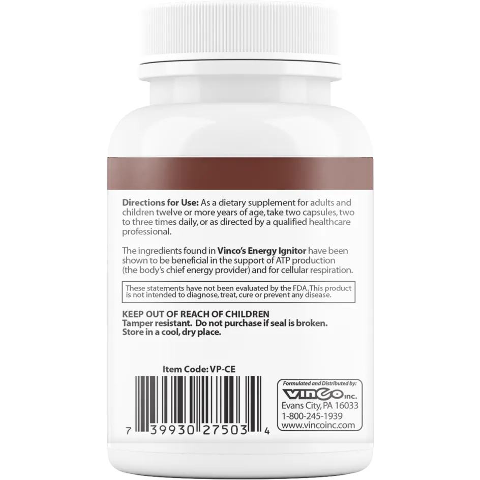 Energy Ignitor 120 caps by Vinco