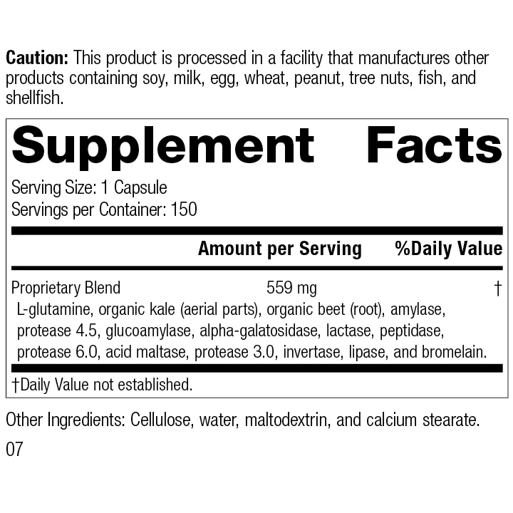 Enzycore. 150 Capsules