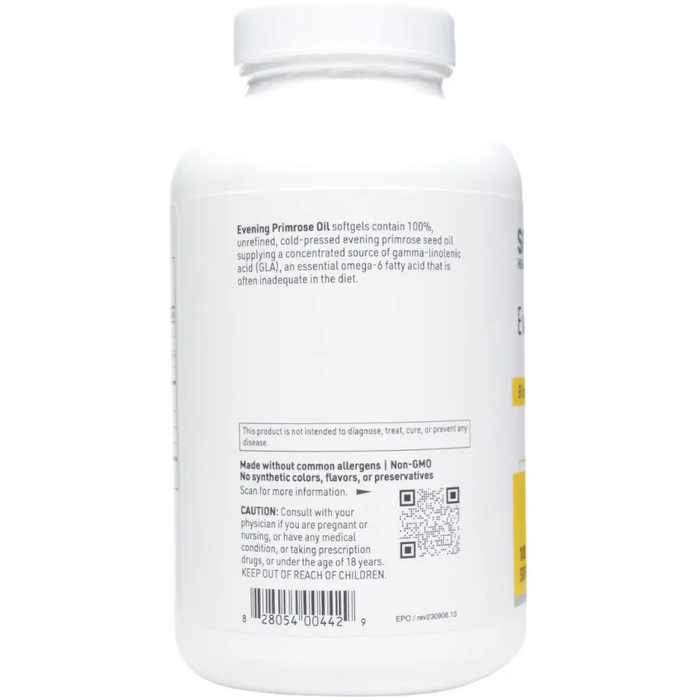 Evening Primrose Oil 100 gels By Klaire Labs/SFI Health
