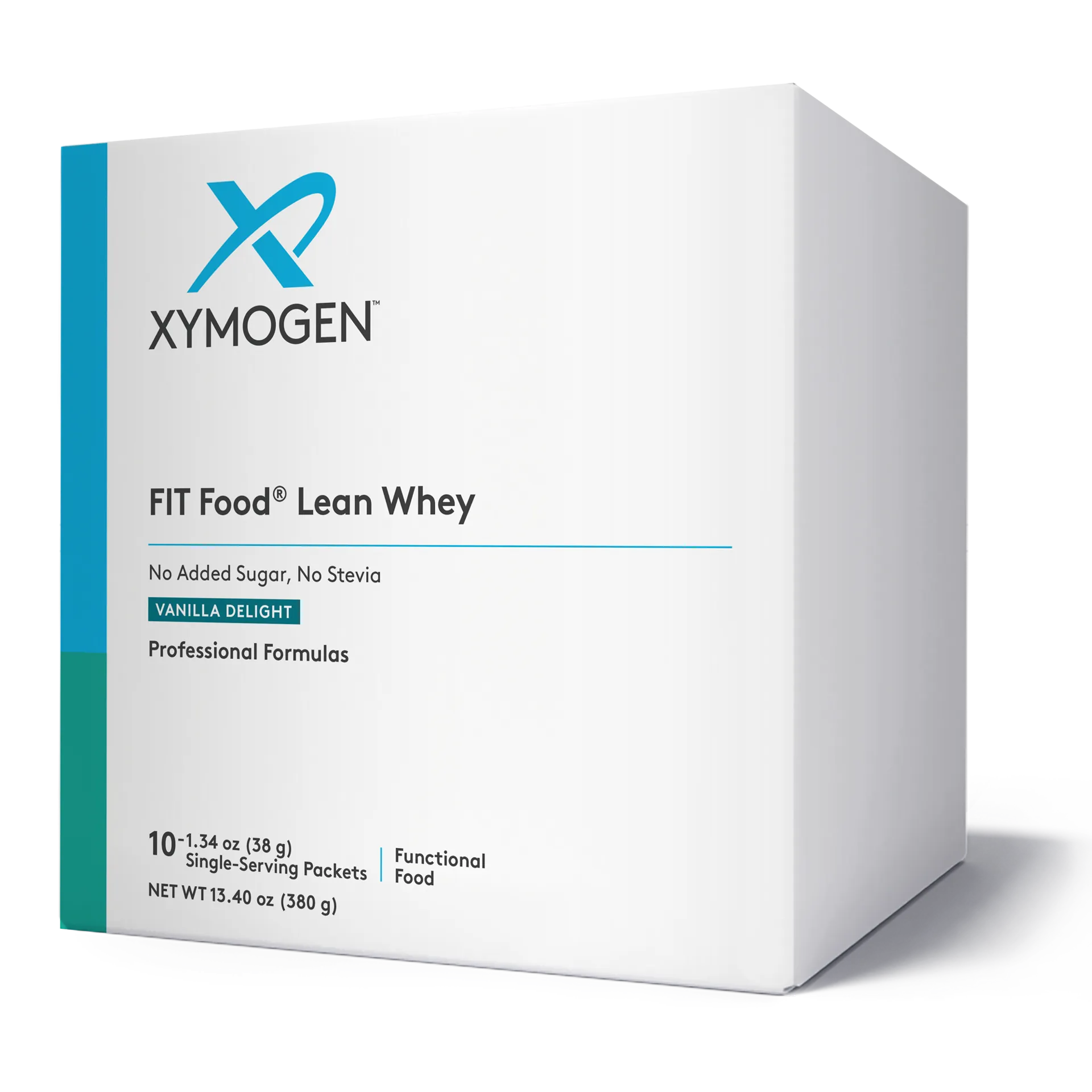 FIT Food Lean Whey: Vanilla Delight (No Added Sugar. No Stevia) 10 Servings by Xymogen