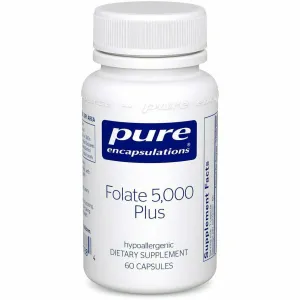 Folate 5.000 60 caps by Pure Encapsulations