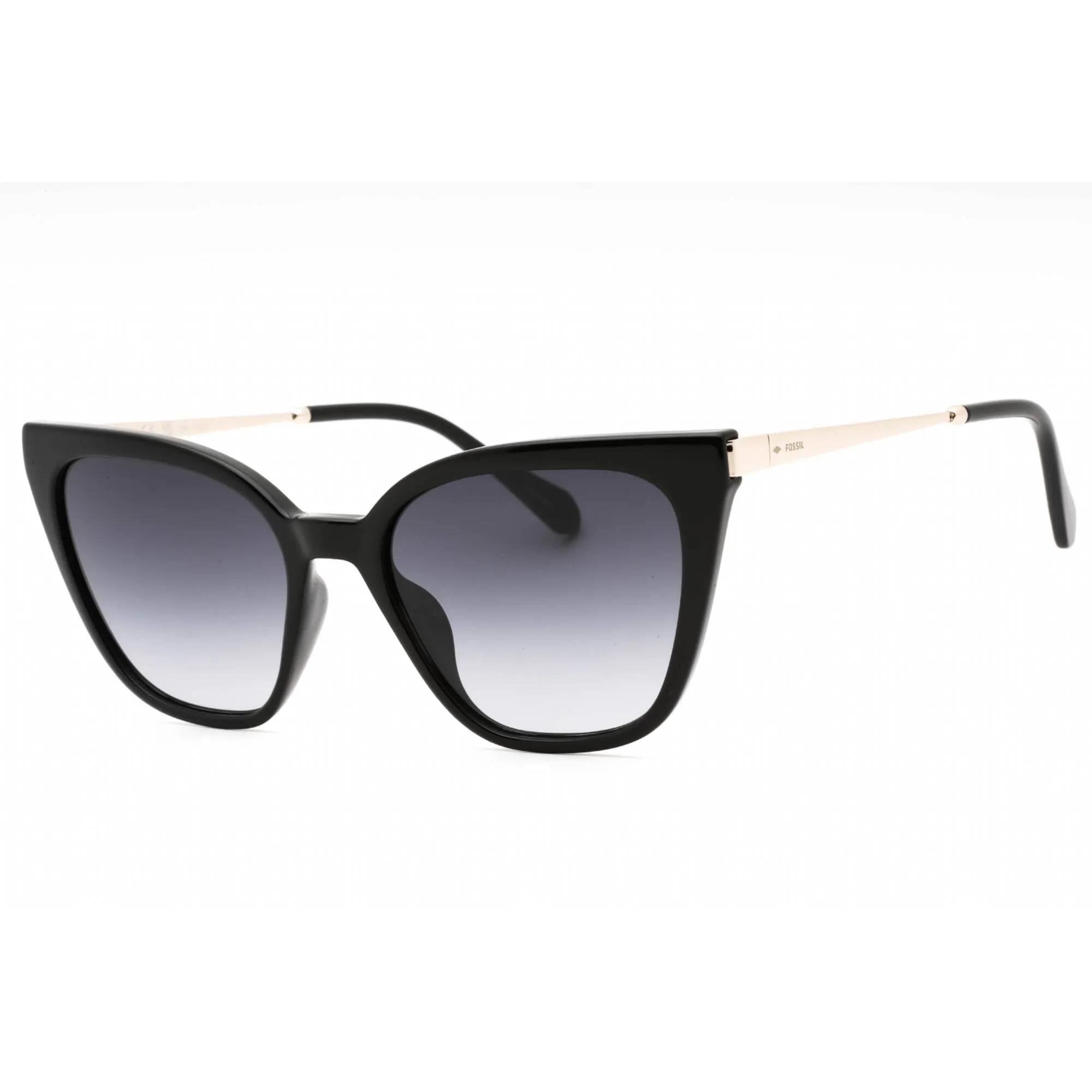 Fossil Women's Sunglasses - Black Plastic Cat Eye Full Rim Frame | FOS 2131/S 807 9O