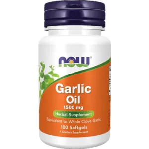Garlic Oil 1500 mg 100 softgels by NOW