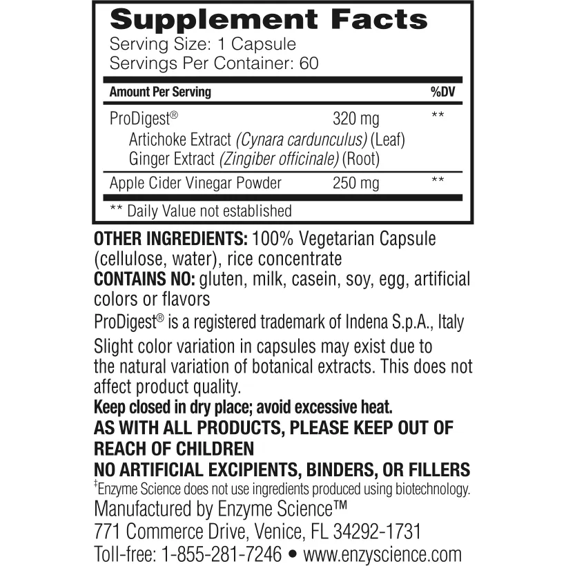 GI Motility Complex 60 caps By Enzyme Science