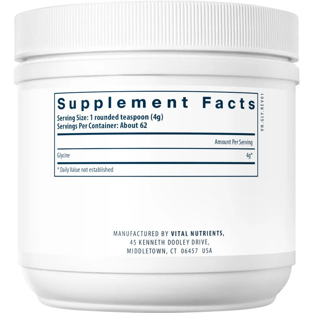 Glycine Powder 250 gms by Vital Nutrients