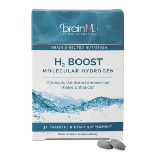 H2 Boost Molecular Hydrogen 30 tablets by BrainMD