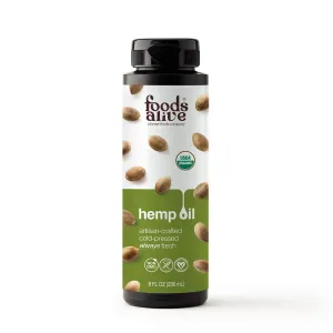 Hemp Seed Oil Organic 8 fl oz by Foods Alive