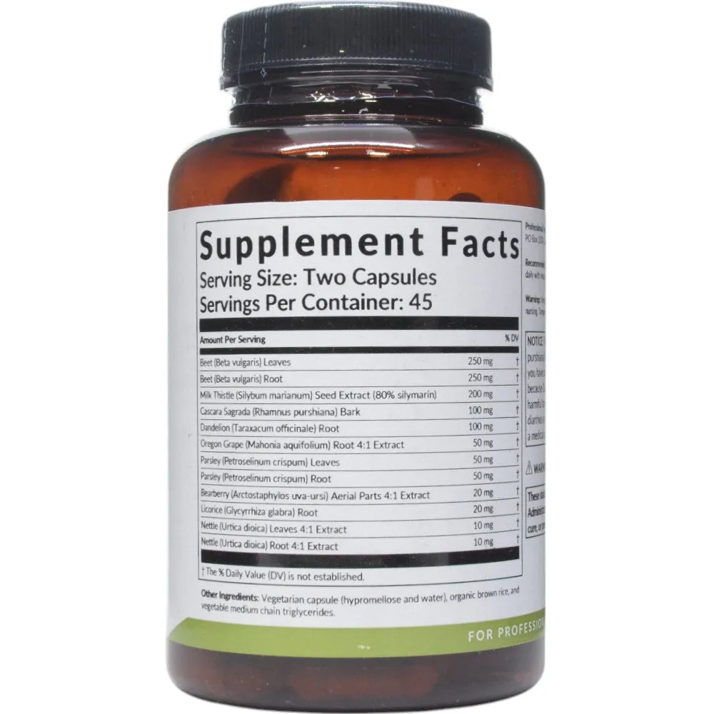 Herbal Hepaclenz 90 capsules by Professional Formulas