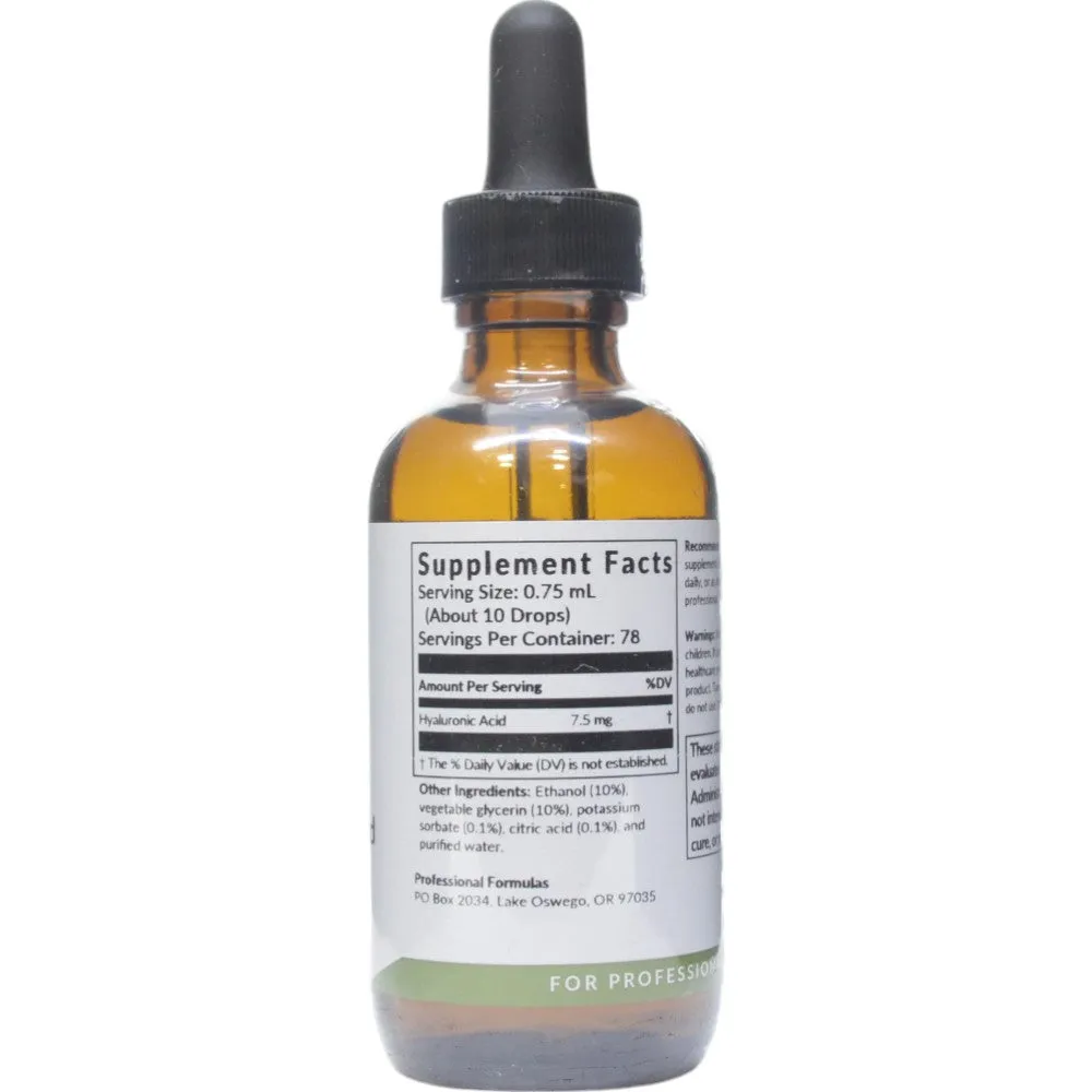 Hyaluronic Acid 2 oz by Professional Formulas