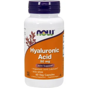 Hyaluronic Acid with MSM 60 vcaps by NOW