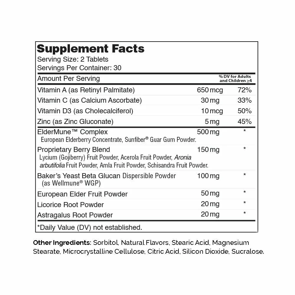 ImmuniKid Chewable 60 tabs by Zahler