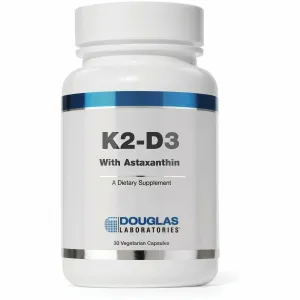 K2-D3 w/Astaxanthin 30 vcaps by Douglas Labs