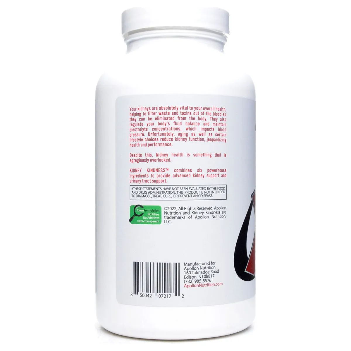Kidney Kindness 360 caps by Apollon Nutrition