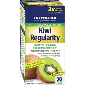 Kiwi Regularity 30 chewables by Enzymedica