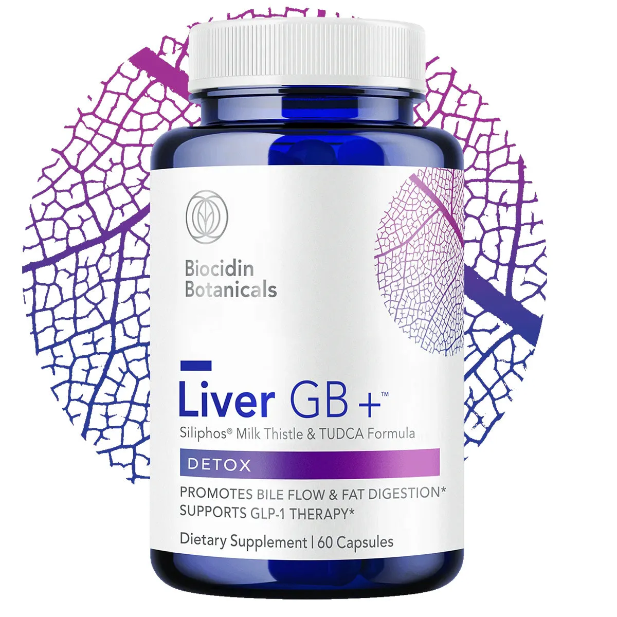Liver GB  Detox 60 capsules by Biocidin Botanicals