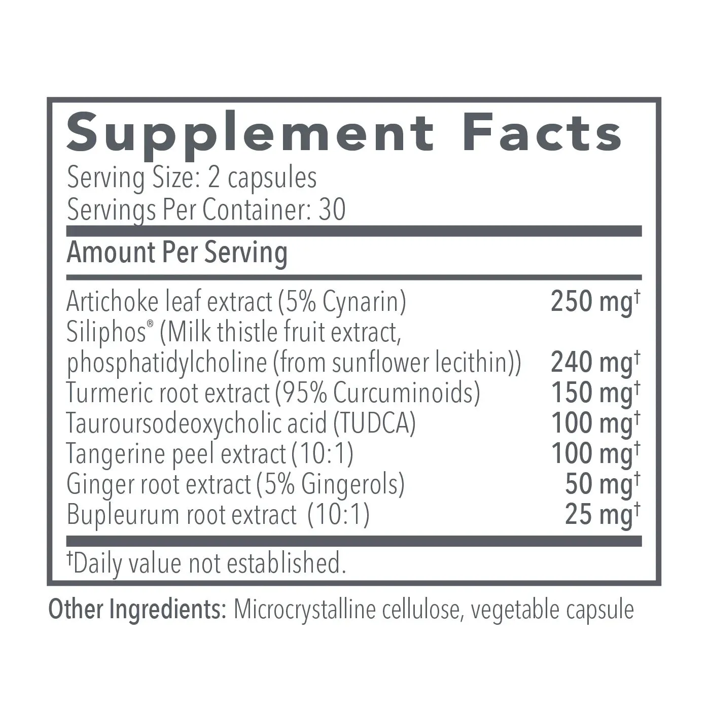 Liver GB  Detox 60 capsules by Biocidin Botanicals