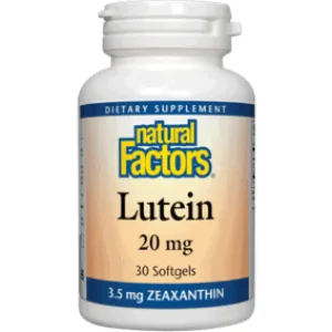 Lutein 20 mg 30 softgels By Natural Factors