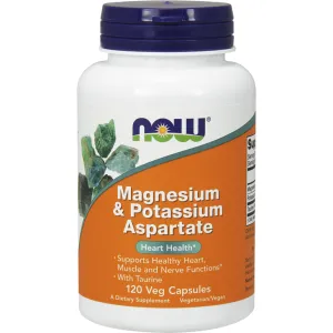 Magnesium & Potassium Aspartate 120 caps by NOW