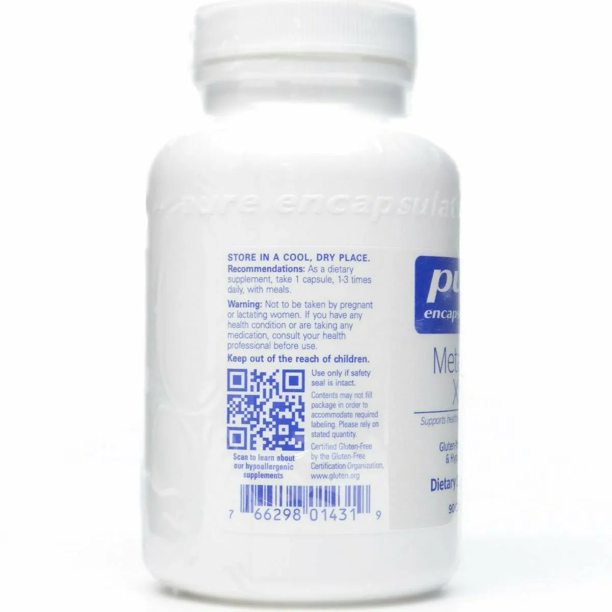 Metabolic Xtra 90 caps by Pure Encapsulations