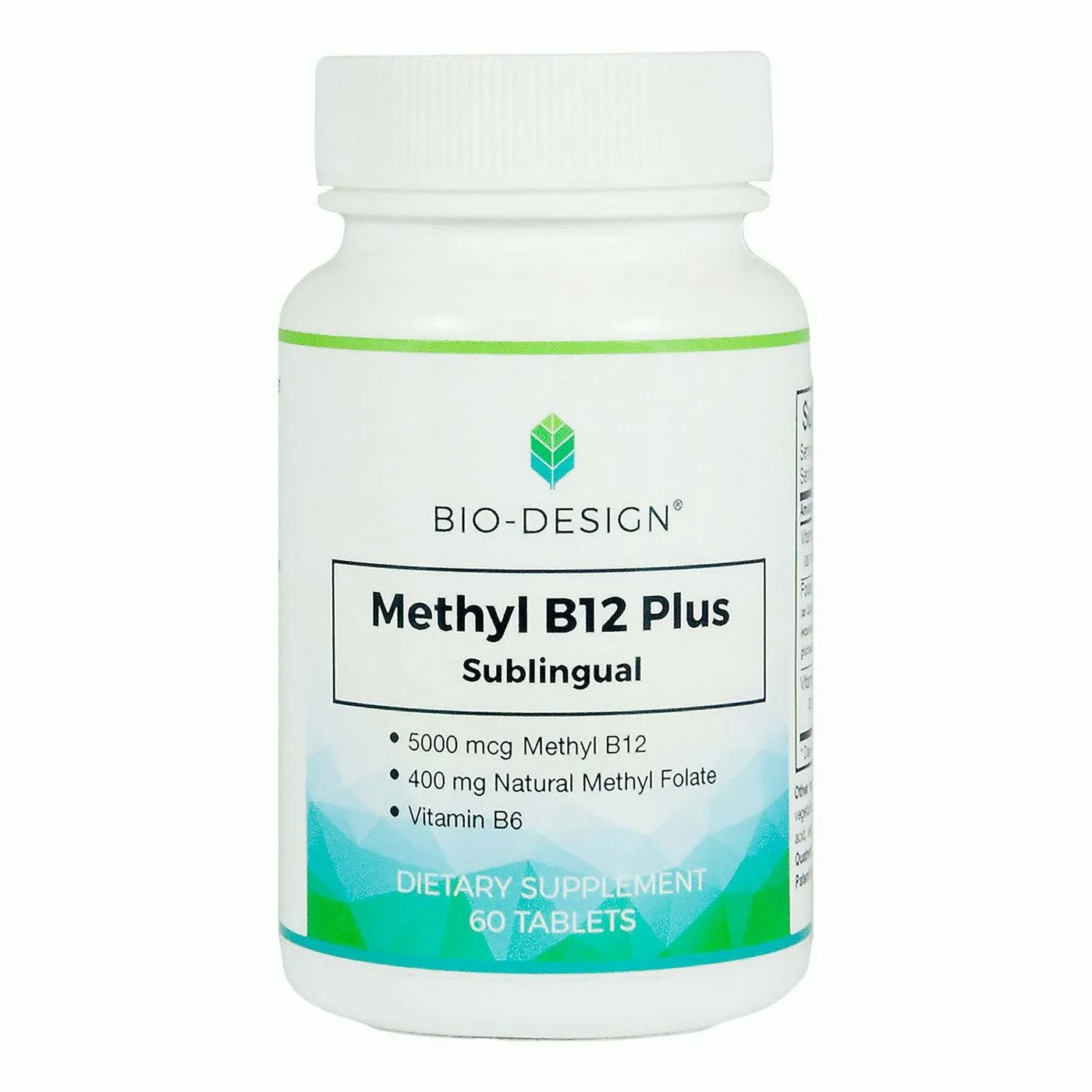 Methyl B12 Plus 5000 mcg 60 tabs by Biodesign
