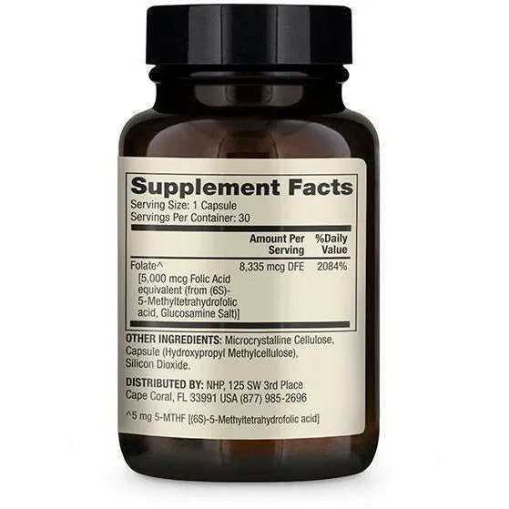 Methyl Folate 5 mg 30 caps by Dr. Mercola